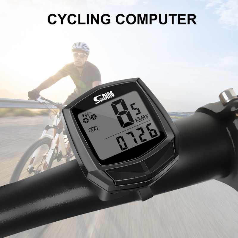 Soporte ajustable para computadora de bicicleta, cronómetro, soporte para  bicicleta MTB, soporte GPS para Garmin Bryton Cateye (rojo)