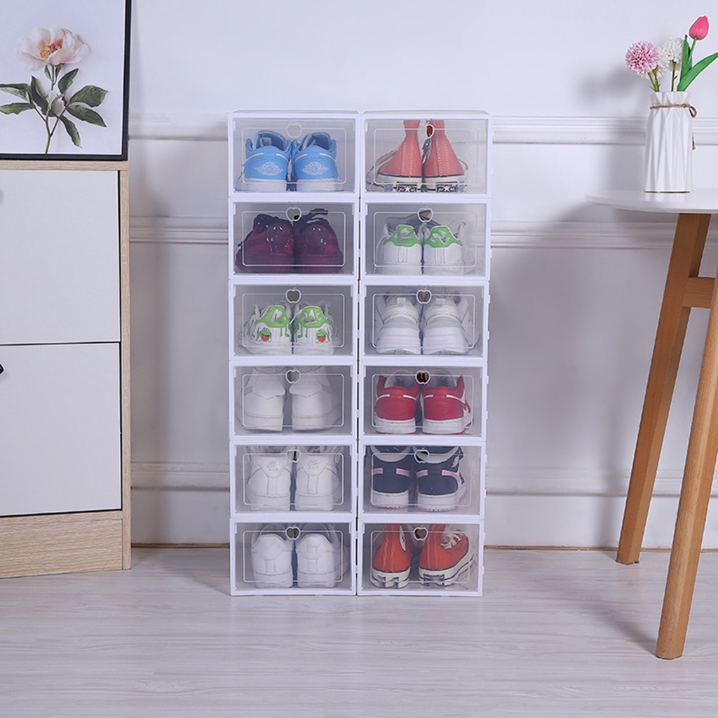 Zapatero de alta capacidad montado en la pared, ahorro de espacio,  instalación simple, zapatillas, zapatillas, armario de almacenamiento de  zapatos