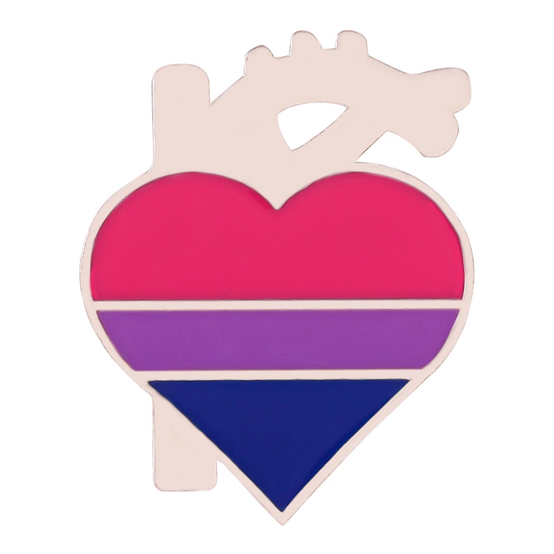 Estilos Creativos LGBTQ Esmalte Pines Arco Iris Bandera Broche Insignias Pansexual Símbolo