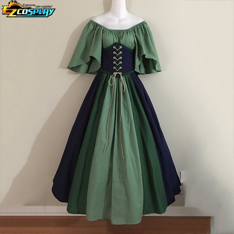 Medieval Costume Para Women Halloween Corset Gothic Renaissance Dress Plus Size Flare Sleeve Ball Gown Cosplay Clothes Shopee Mexico