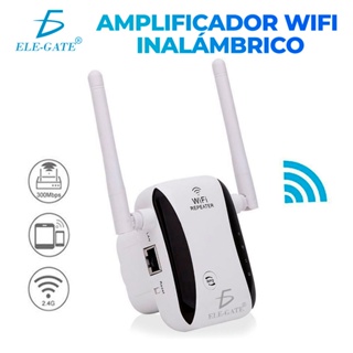  Amplificador de señal WiFi, extensor de alcance WiFi, repetidor  de hasta 300 Mbps, punto de acceso, red 2.4G con puerto LAN de antenas  integradas, fácil configuración : Electrónica