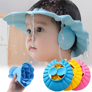 1 Pcs Gorro de ducha para bebés, niños, niños pequeños, Visera de gorro de  baño para Washi