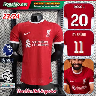 Segunda Camiseta Liverpool Jugador Ynwa 2022-2023