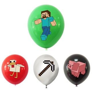 Minecraft balloons  Piñata de minecraft, Globos, Fiestas temáticas