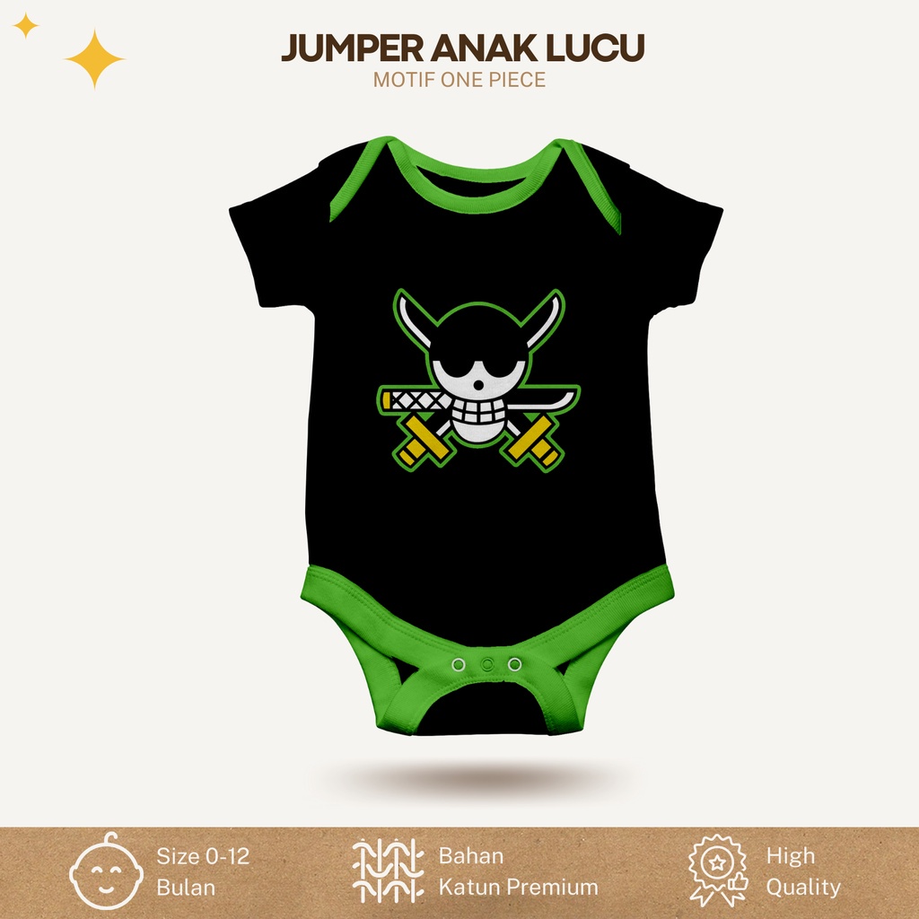 Bebe nina y nino ropa jumper recien nacido 0 6 12 meses anime onepiece AoT P3GC Shopee Mexico