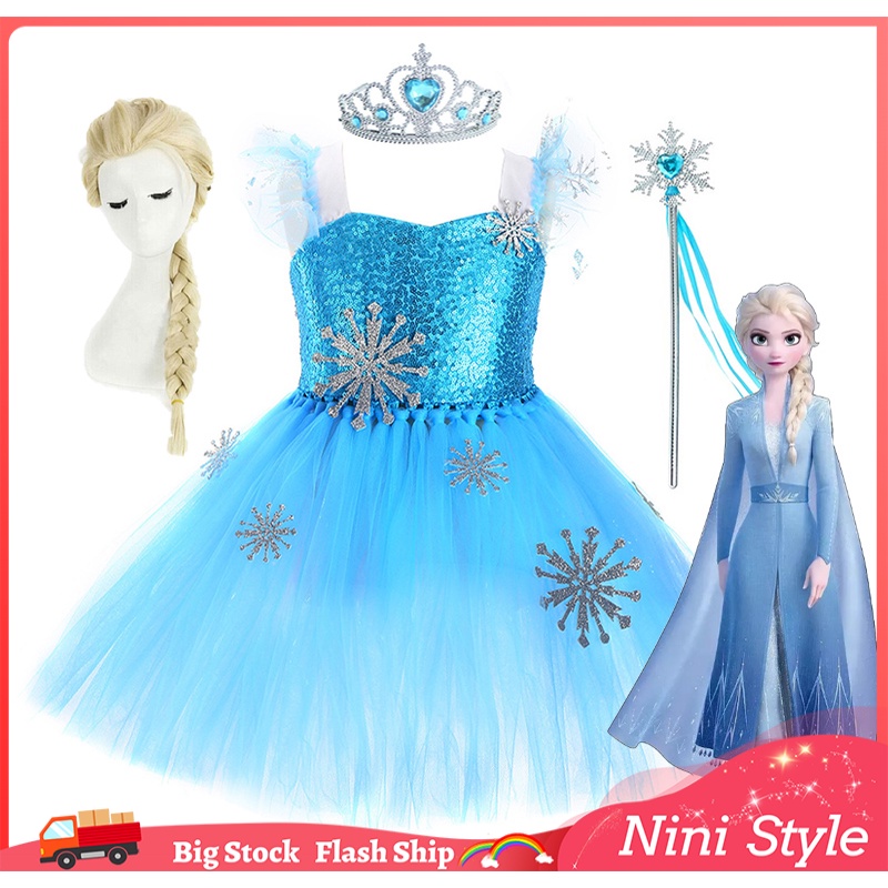 Disfraz Vestido Tutu Frozen Vestido Frozen Niña Disfraz Importado