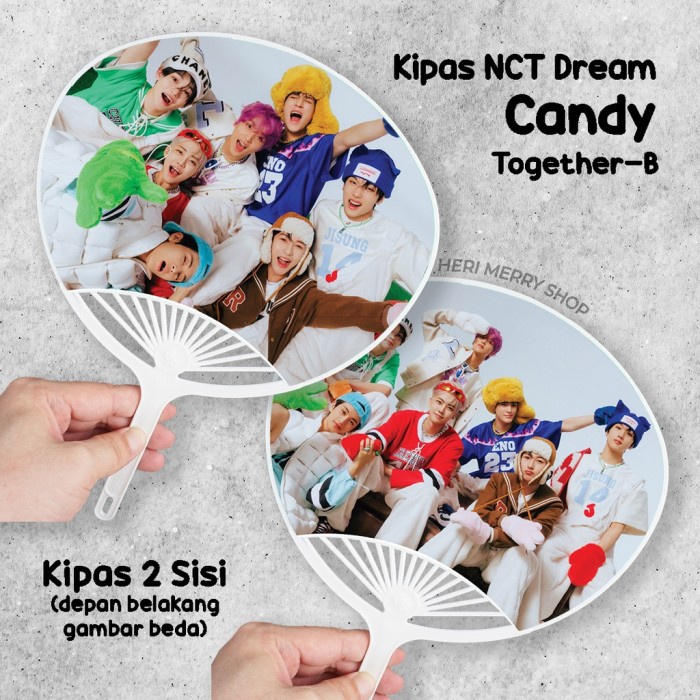 Ventilador Nct Dream Candy Merchandise KPOP Hand fan Uchiwa fan ver1ALL7pcs Shopee México