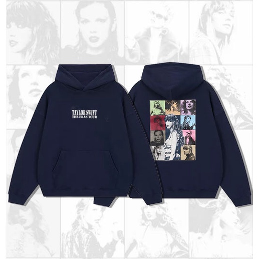 thumbnail image 1 of Taylor Swift The Eras Tour 2023 Concierto Merch Sudadera con capucha Hombres y Mujeres Tallas grandes Pullover Harajuku Moda Pareja Sudadera Coreano Ropa de calle Holgado Top, 1 of 5