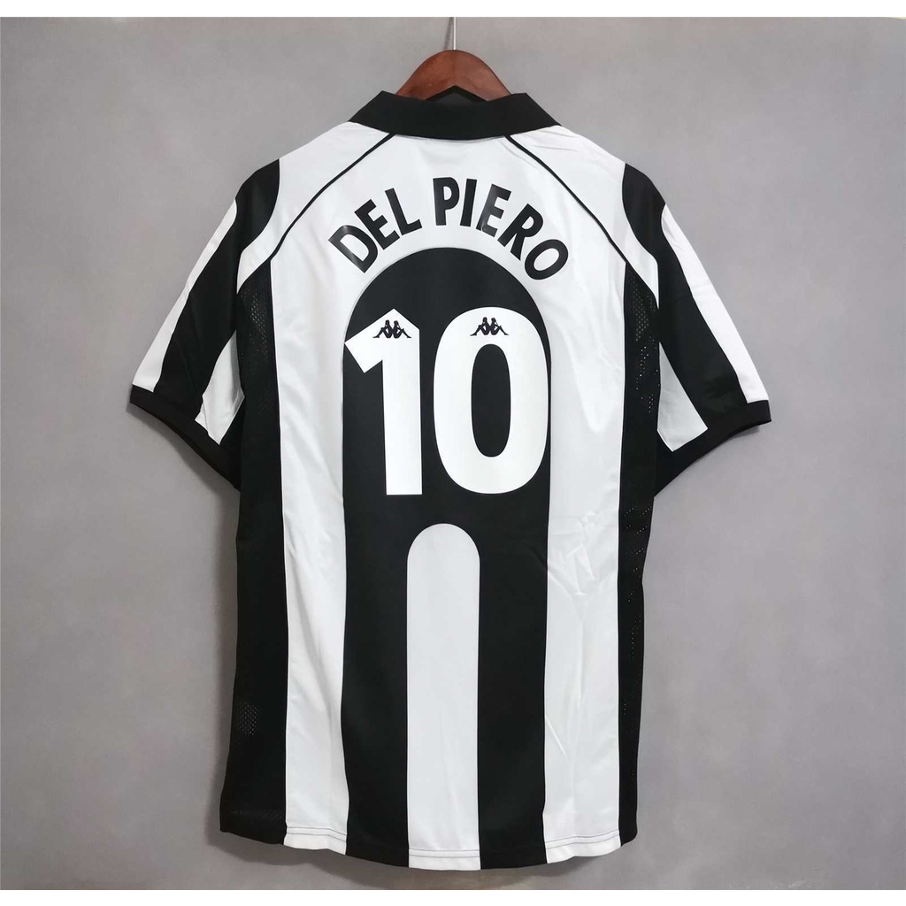 97 98 Juventus Camiseta Personalizada De Futbol Retro De Alta Calidad Para El Hogar DEL PIERO ZIDANE INZAGHI Shopee Mexico