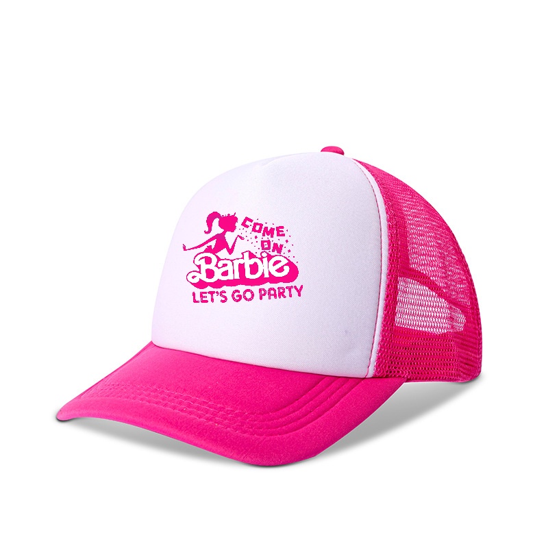 Nuevo Sombrero De Sol Rosa De Dibujos Animados Barbie Lindo Moda Clasica Versatil Transpirable Deportes Al Aire Libre Gorra Para Ninos