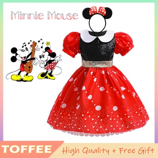 Las mejores ofertas en Niña Minnie Mouse Rojo Ropa y Accesorios