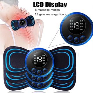 Neck Massager USB Electric HD Display Neck and Back Massager Stimulator  Body Cervical Muscle Massage Masajeador Espalda Y Cuello - AliExpress