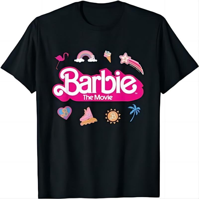 Poliéster Camisas De Barbie Para NiÃ±as Moda Barbie Mamá E Hija De