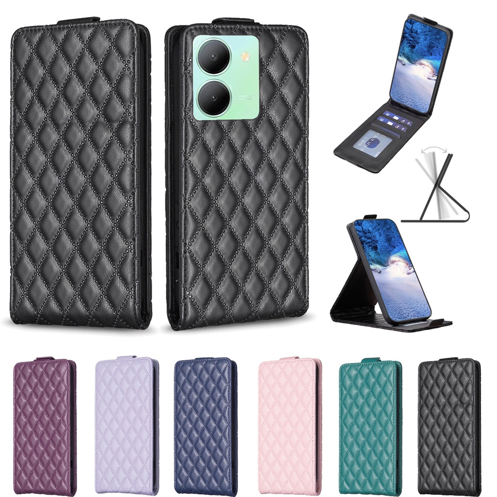 Funda De Teléfono Vivo Y17s Y27 Y36 4G 5G Nuevo 2023 Diseño De Ranura De  Tarjetero Con Elegante Patrón De Flores Carcasa Blanda De Silicona Y17s  2023 Cubierta