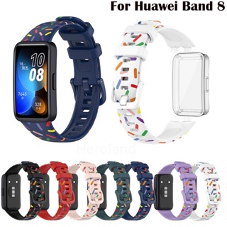 Comprar Correa trenzada para Huawei Band 8, cinturón ajustable, accesorios  para reloj inteligente, pulsera de nailon elástico para Huawei Band8