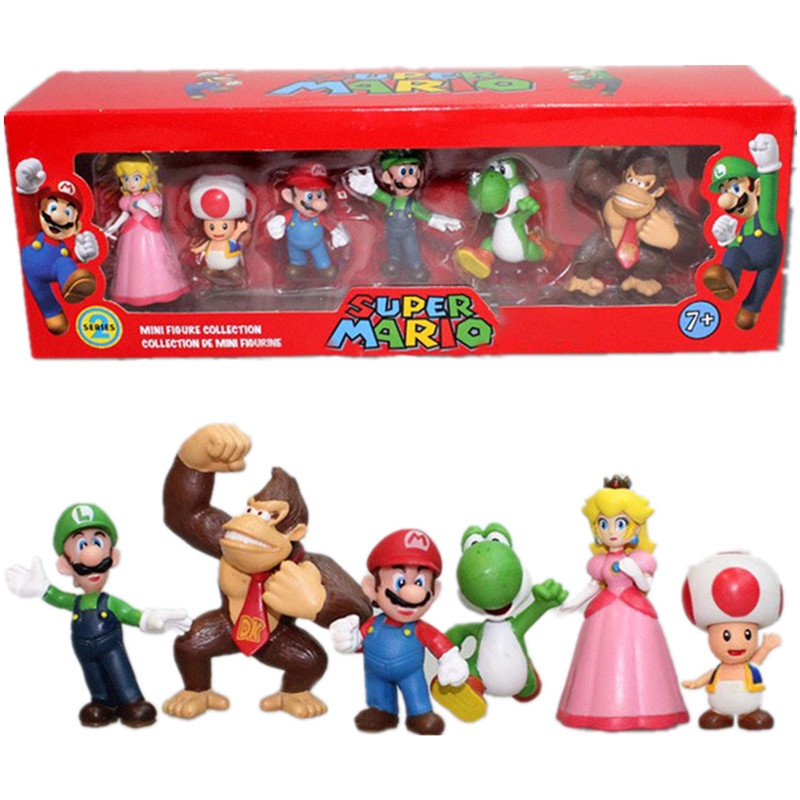 48 Figuras De Acción Juguete Mario Bros Con Bolsa Supermario