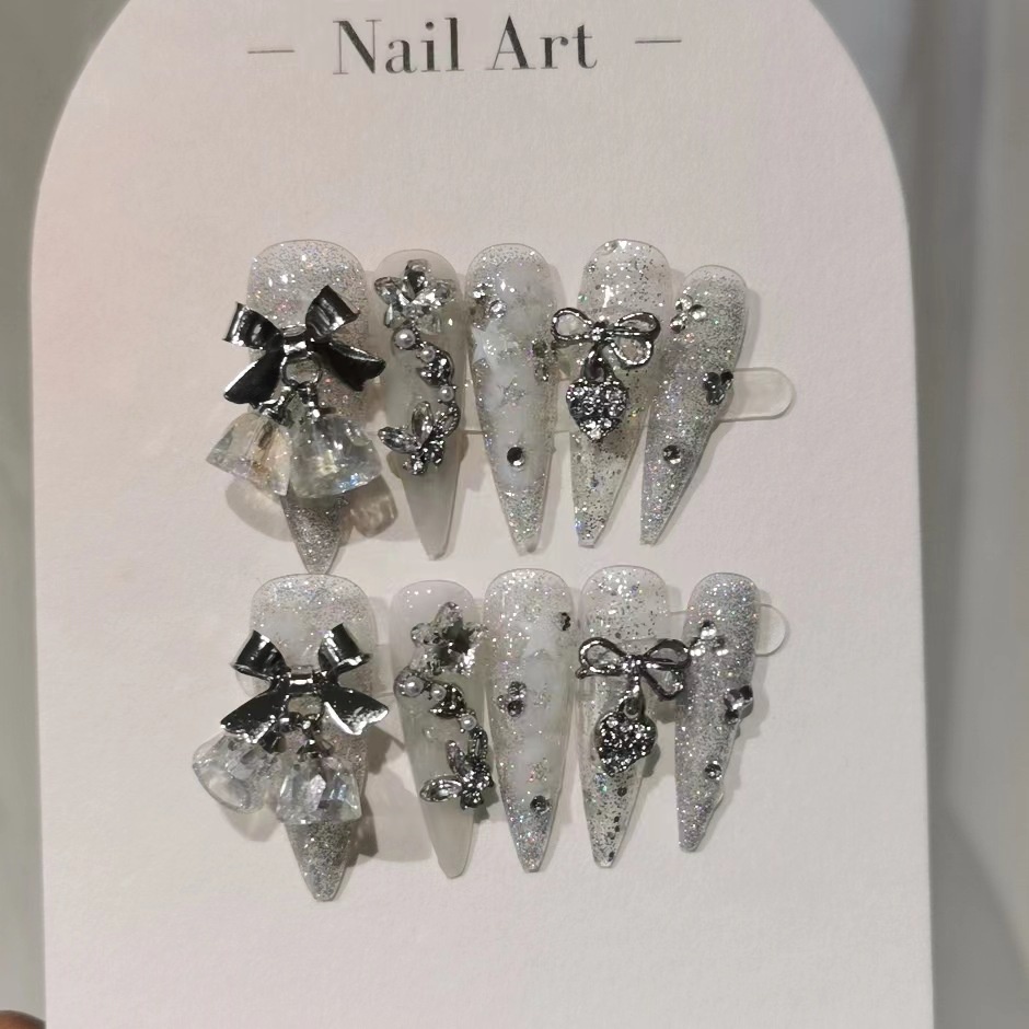 Escamas Mylar Nail Art Brillo Holográfico Blanco Para Uñas