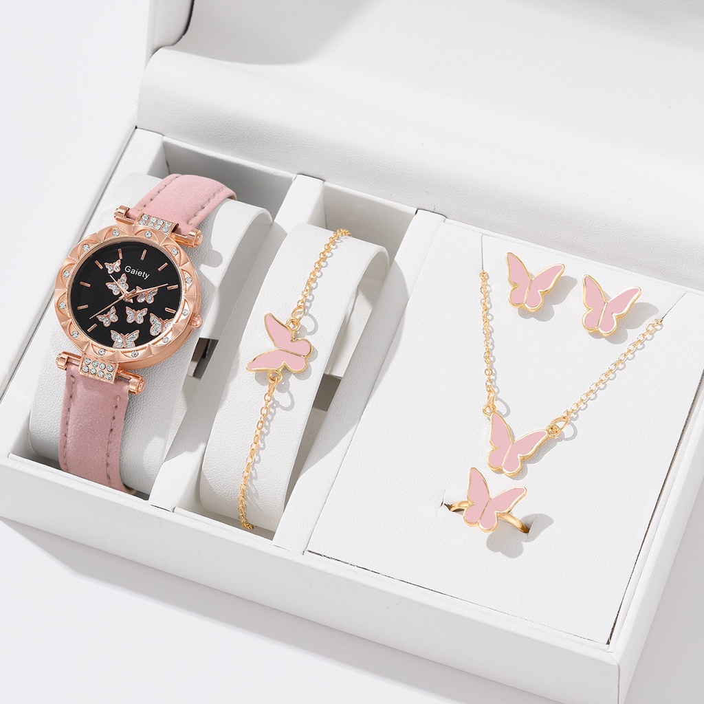  con pulsera Rose Jewelry Ladies Casual Relojes Reloj de lujo de  oro para mujer Reloj de mujer Reloj de mujer Reloj de oro para mujer, Rojo  - : Ropa, Zapatos y