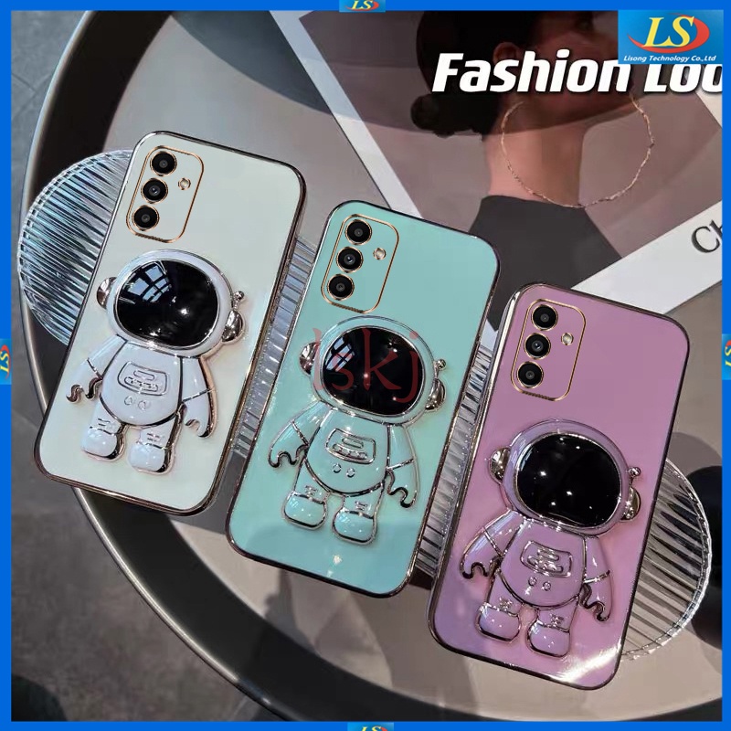 Funda Para Oppo A78 4g Galvanoplastia Silicona Astronautas