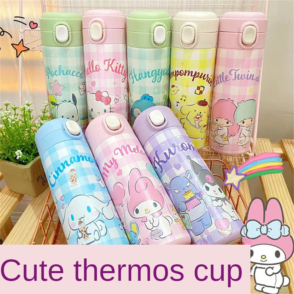 Thermos Sanrio Cartoon 304 Taza Termo De Acero Inoxidable Kuromi