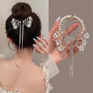 Horquillas para el pelo de novia con perlas, accesorios para el pelo de  flores para mujeres y niñas (paquete de 3) (dorado) Vhermosa Accesorios  para Niña