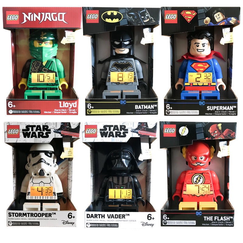 Reloj Despertador Creativo Lego Genuino Batman Verde Ninja Star Wars Soldado Blanco Electronico Juguetes Para Ninos Shopee Mexico