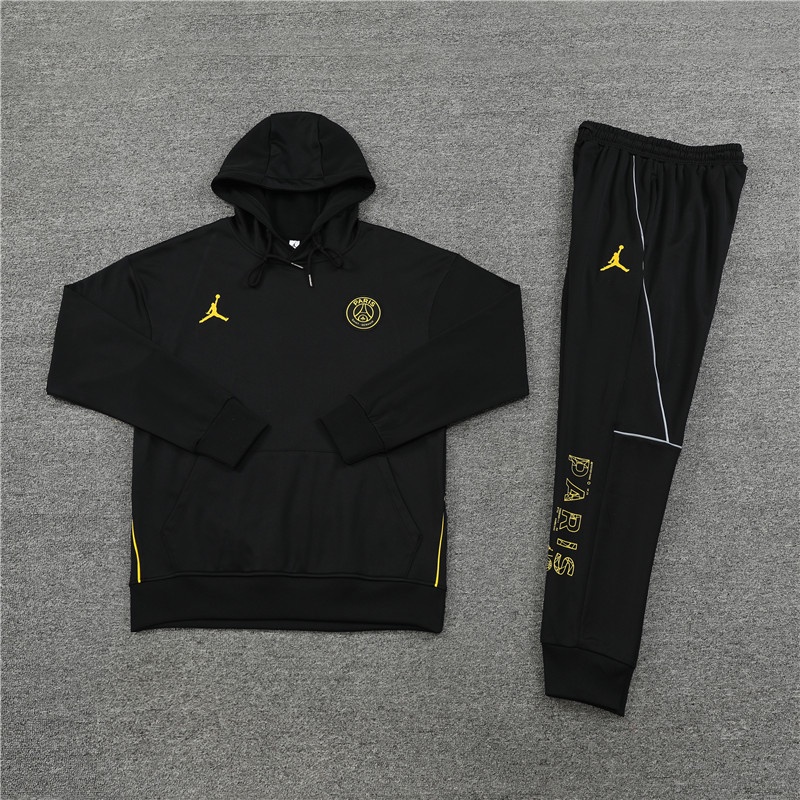 PSG 2023 Paris Saint Germain Hombres Negro Sudadera Con Capucha