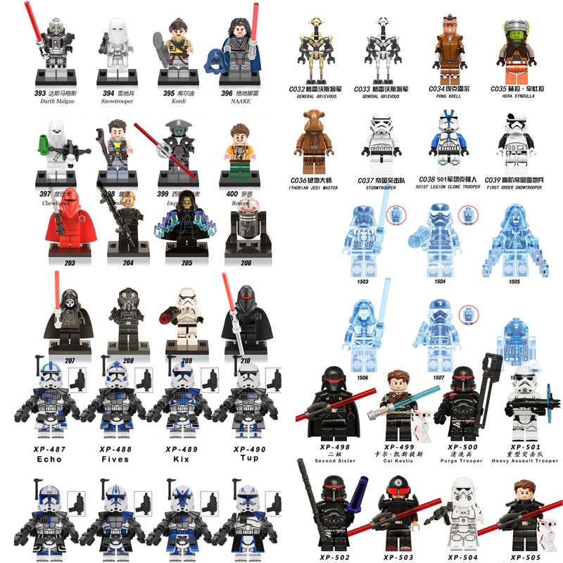 Minifiguras de store star wars