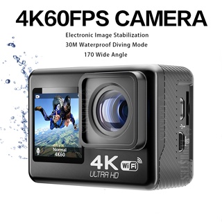 Cámara Deportiva 4K/60fps 24MP pantalla Dual »