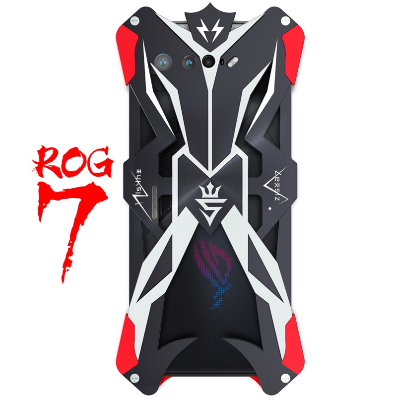 MOOISVS Paquete De 2 Protectores De Pantalla De Vidrio Templado Para Asus Rog Phone 7/7 Ultimate 5G, Película De Vidrio Templado Ultra HD, Dureza 9H, Antiespía, Arañazos, Sin Burbujas
