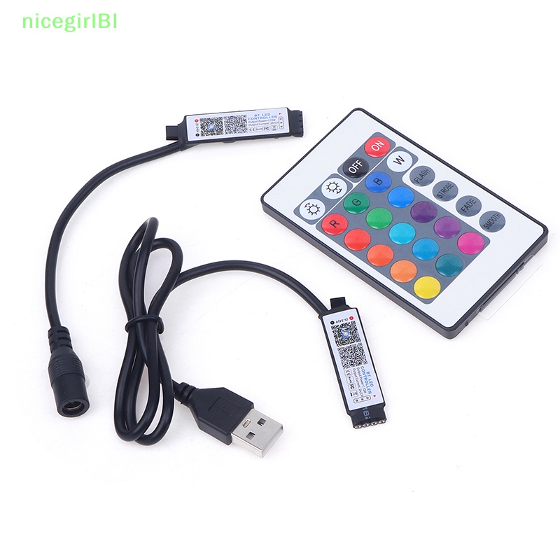 Controlador de luz LED con Cable USB para tira de luces LED, controlador de  3 teclas, 5V DC, 1M, RGB, 4 pines - AliExpress