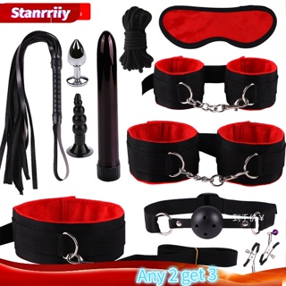 Juguetes sexuales de restricciones BDSM, 11 piezas, kits de restricciones  de bondage, restricciones de cama fetiche, juguetes sexuales para