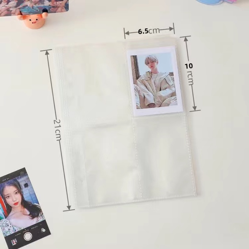 Album Fotografico Kpop In Peluche A5 – 20 Pagine Ricaricabili Con 6 Anelli – Custodia Per PhotoCard 7x10cm – Nero
