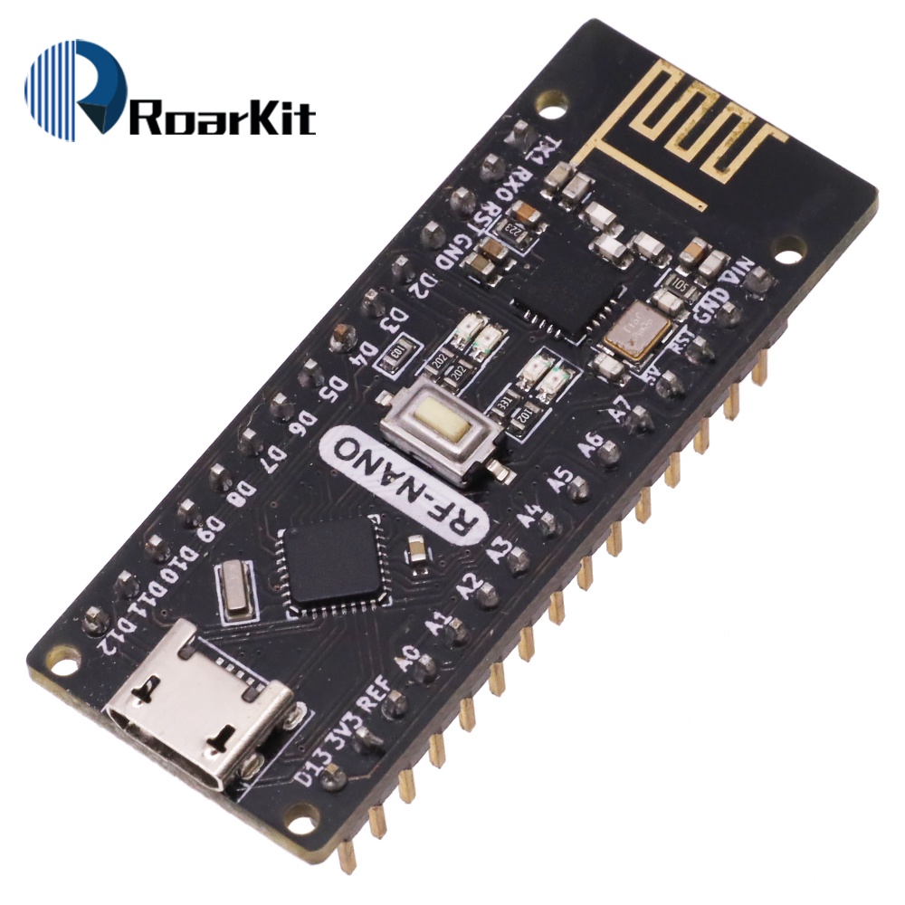 RF-Nano Para Arduino V3.0 , Micro USB Board ATmega328P QFN32 5V 16M ...