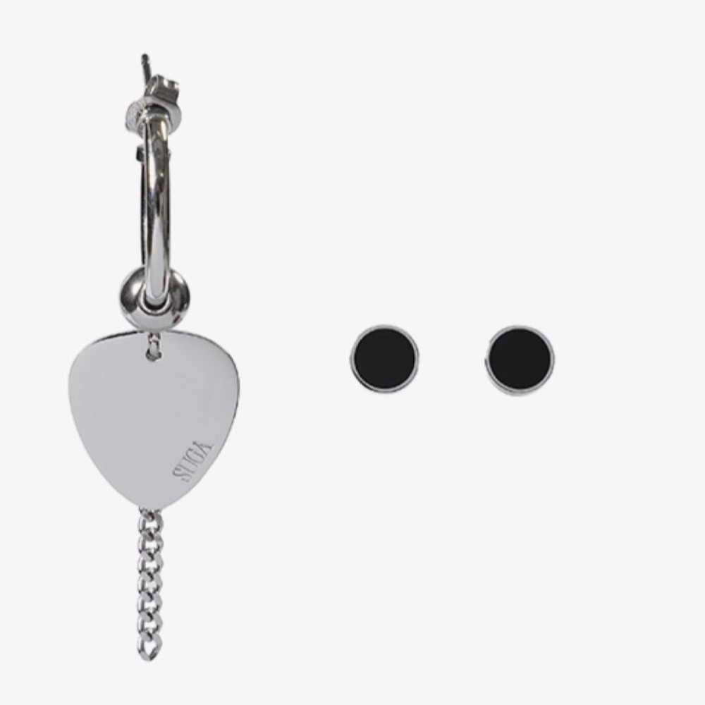 Kpop Bts Suga Agust D Tour '-Day ' Earring Set Guitar Pick
