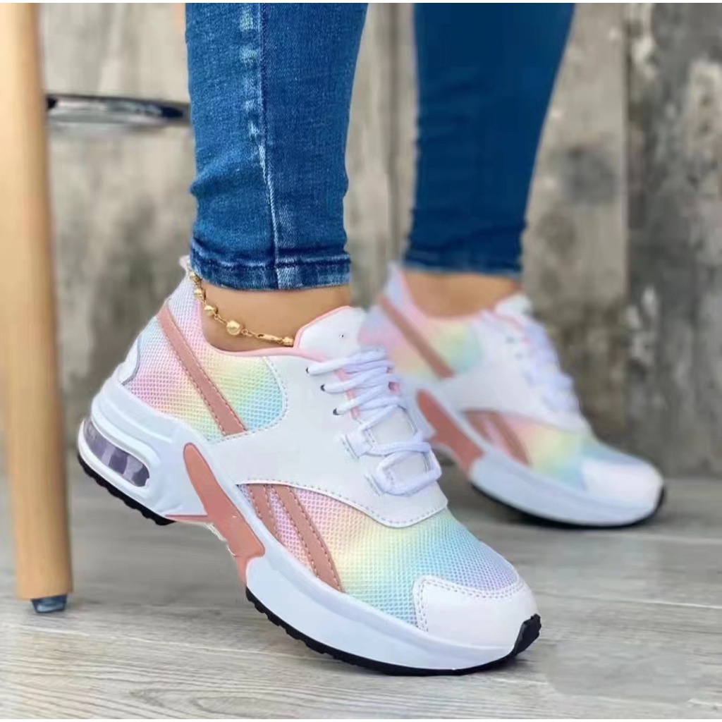 Tenis Suela Gruesa Zapatos Deportivos Para Mujer Con Plataforma