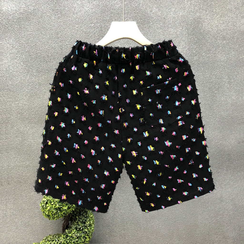 thumbnail image 1 of Pantalones cortos de mezclilla finos de verano de moda gigante ropa exterior para hombres pantalones de cinco puntos pantalones cortos guapos Ruffian ropa de hombre [Stock listo, 1 of 5