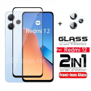 2 Micas Cristal Templado 9d Para Xiaomi Redmi Note 12 Pro 5g