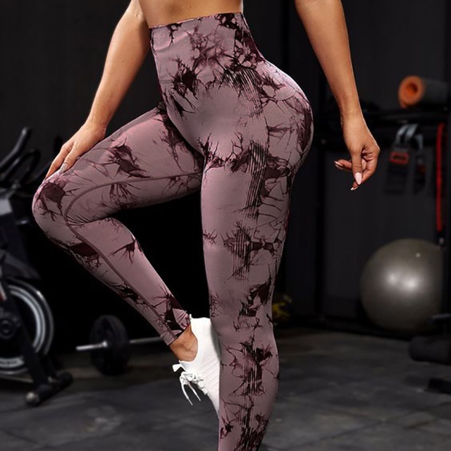 Pink camo gym leggings deals