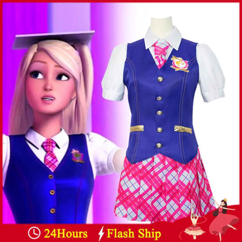 Anime Película Barbie Princesa Charm Escuela Delancey DE Wen