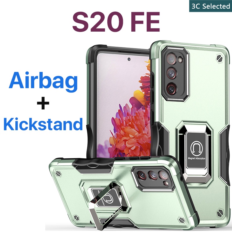 Funda Samsung Galaxy S20 FE + Imán Kickstand - Funda a prueba de