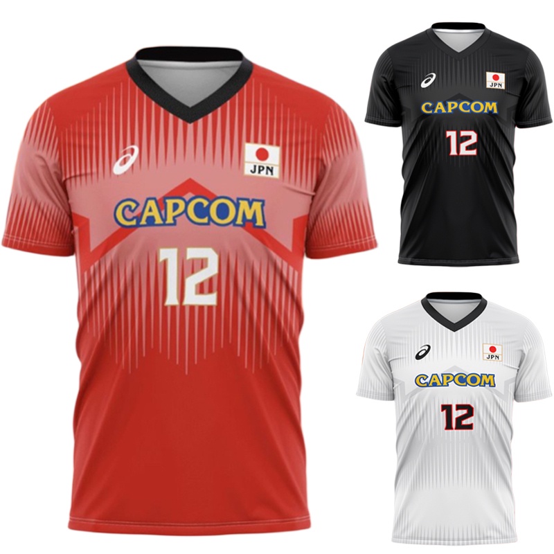 Camiseta Hombre 2023 Japón VNL 2023 De Voleibol Manga Corta ISHIKAWA