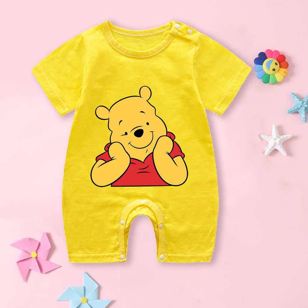 Winnie The Pooh algodon recien nacido bebe ONesie dibujos animados bebe mono Pooh oso nino ropa MGRN