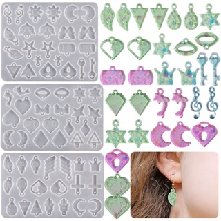 Airplane Dangle Earring Resin Silicone Mold, Uv Resin Mold
