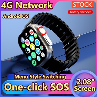 Reloj inteligente 4G Android para hombre, con tarjeta SIM, Wifi