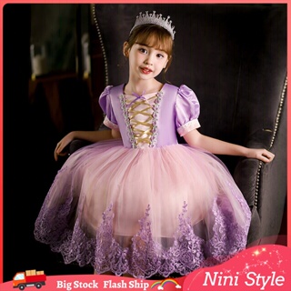 Vestido de rapunzel online para niña