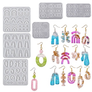 Airplane Dangle Earring Resin Silicone Mold, Uv Resin Mold