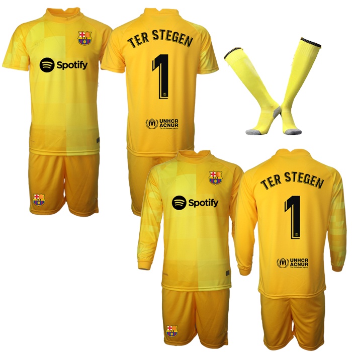 Jersey barcelona amarillo hot sale