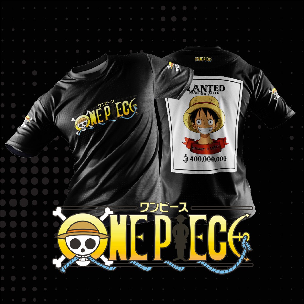 [Inventory ready] Monkey D . Camiseta Animada Luffy One Pice-Black V2 ...