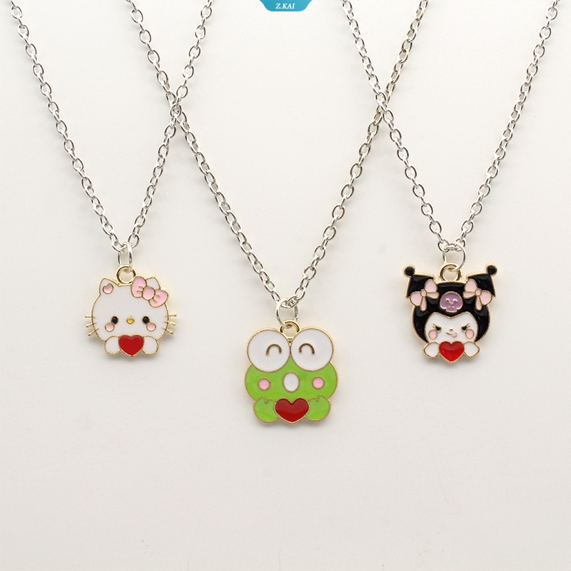 Sanrio Kawaii Hello Kitty Collar Keroppi Dibujos Animados Lindo Suéter